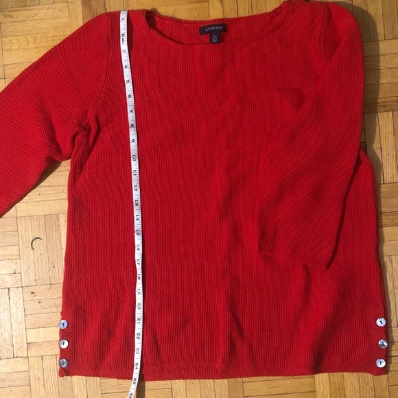 LANDS’END red sweater - Picture 3 of 5